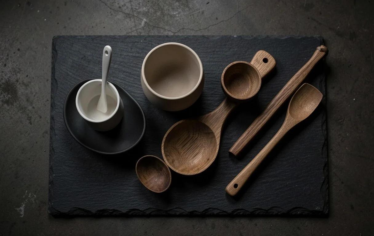 Ceramics and wood interior products